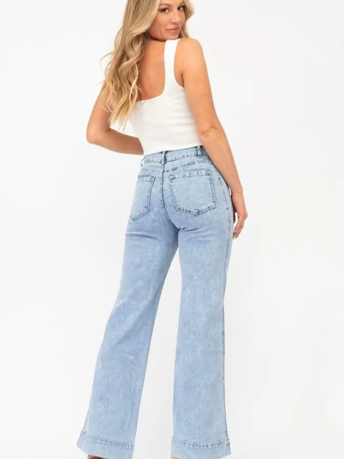 Ebony Jeans - Light Blue Denim
