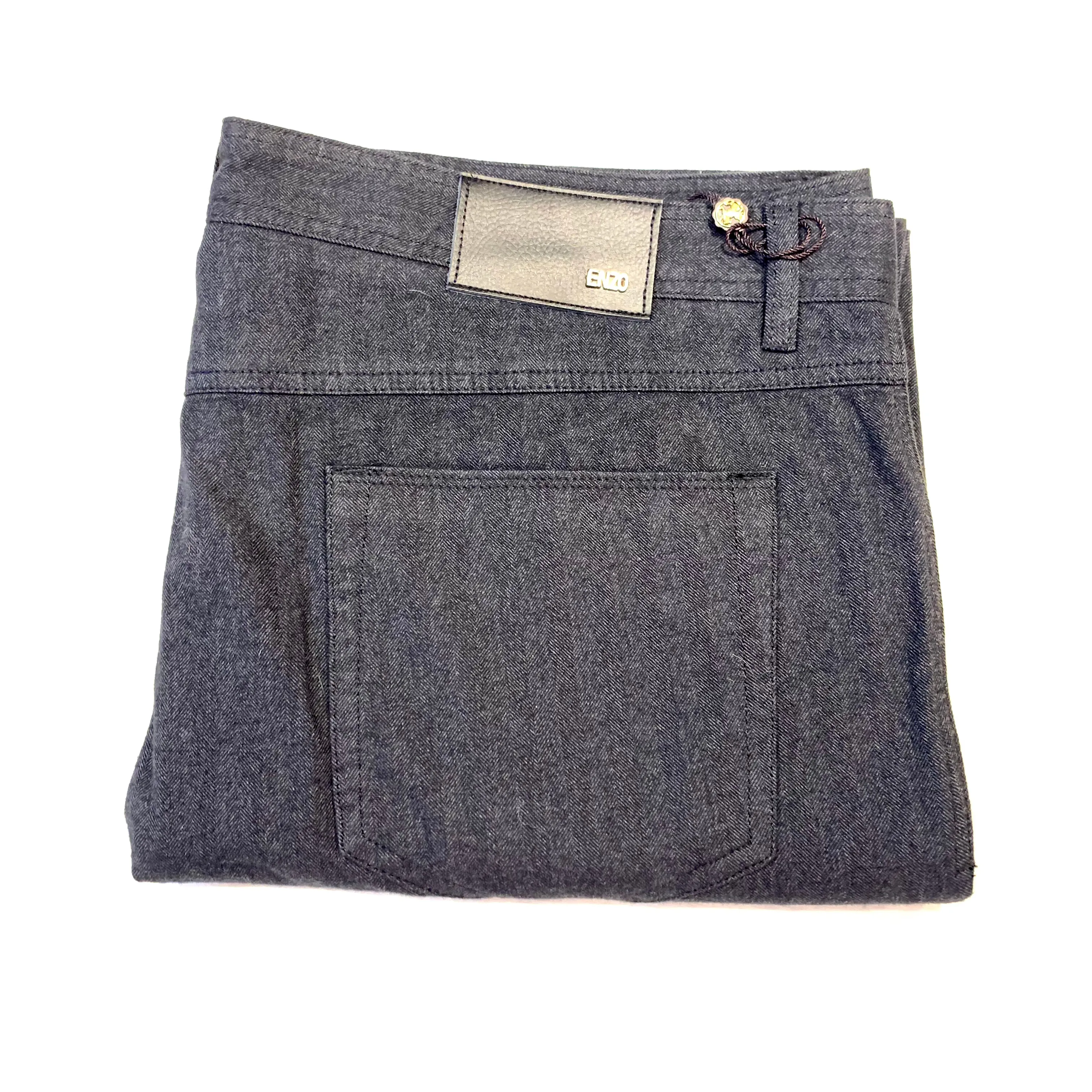 Enzo Alpha-324 Charcoal High-end Pants