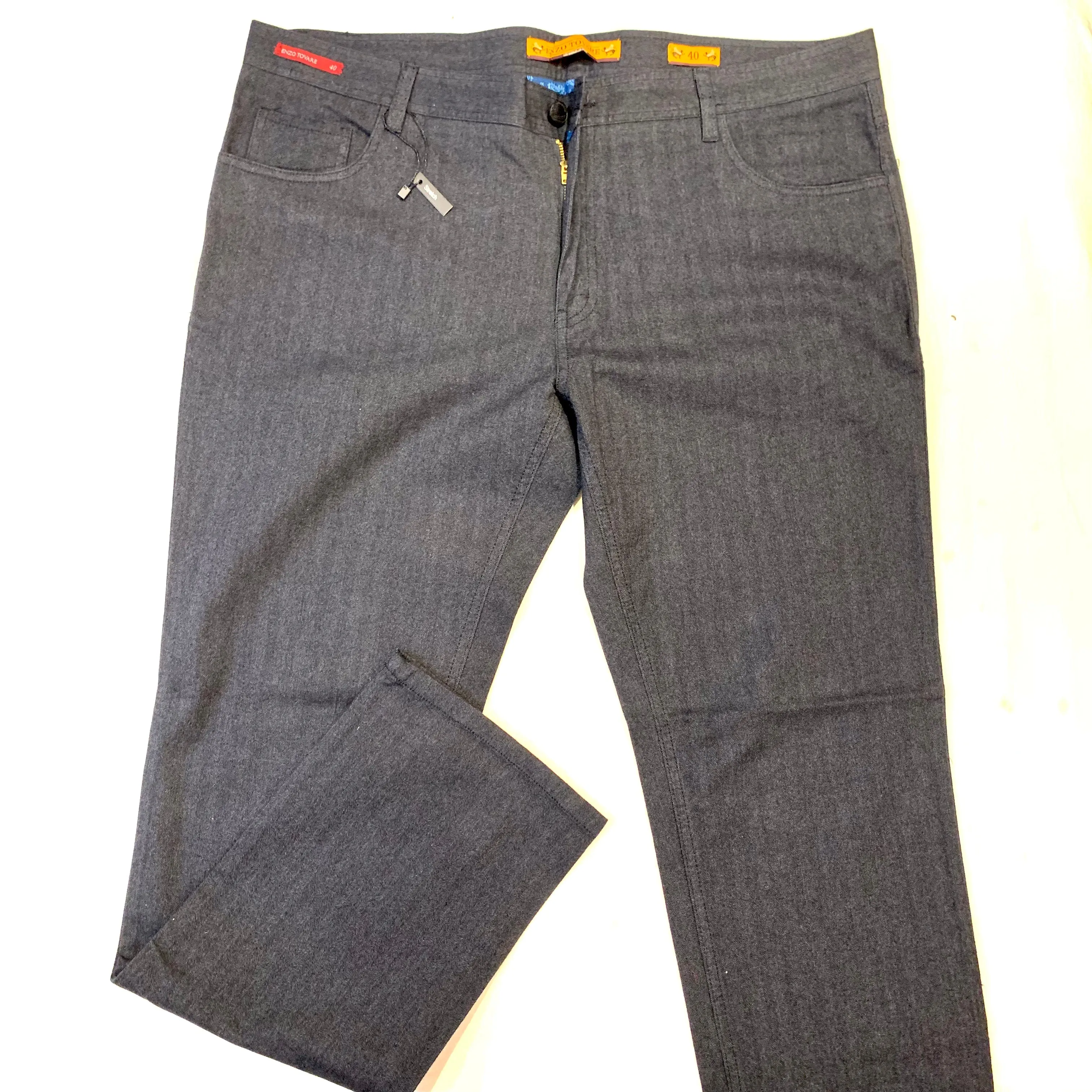 Enzo Alpha-324 Charcoal High-end Pants