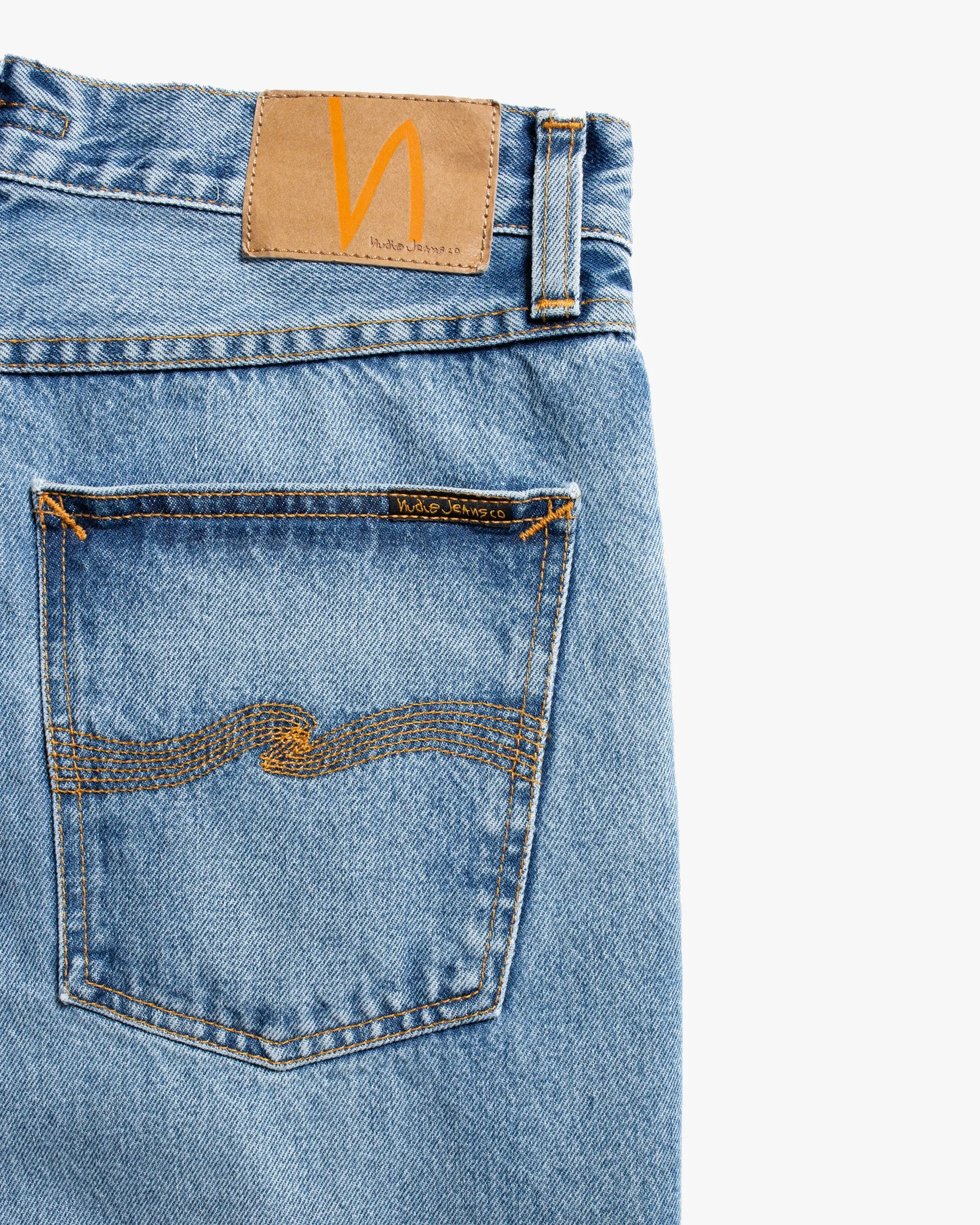 Nudie Rad Rufus Regular Straight Mens Jeans - Indigo Blues
