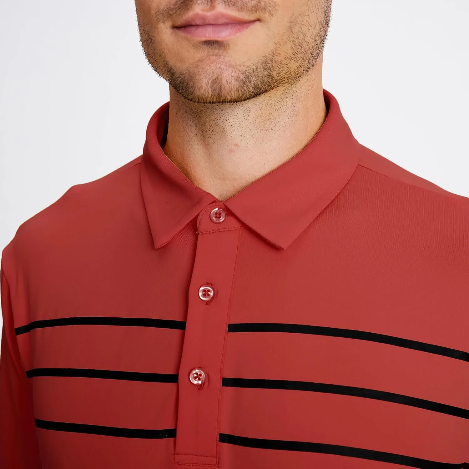 SAMERM Golf Shirts for Men Dry Fit Short Sleeve Mens Golf Shirt Performance Moisture Wicking Polo Shirts for Men