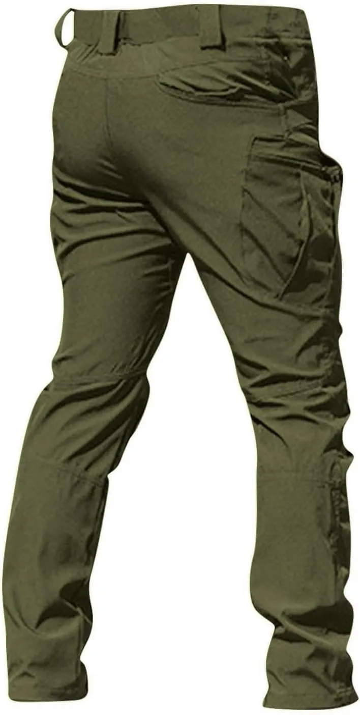 Tactical Cargo Pants for Men Ripstop Water Resistant Camo Hiking Pants Stretch Lightweight Work Pant Multi Pockets