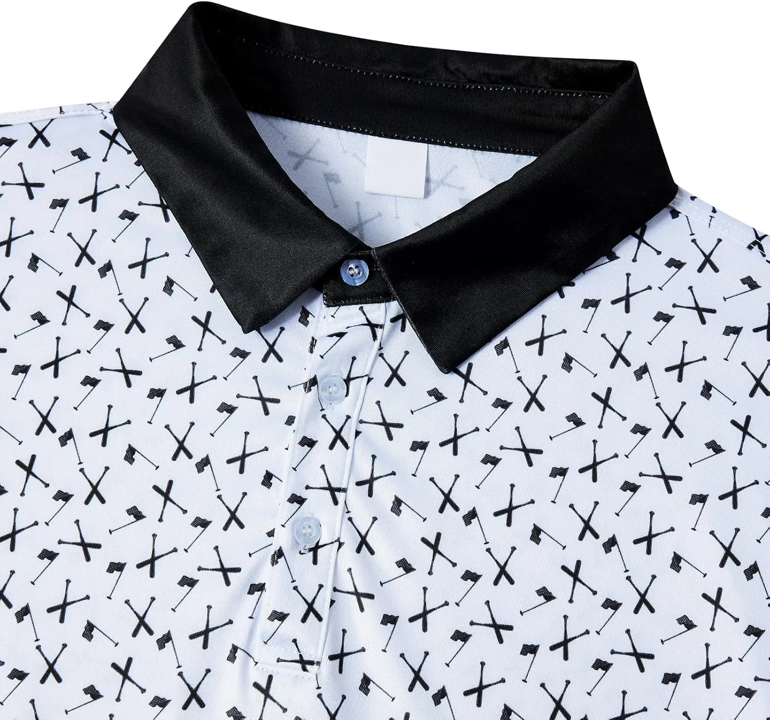 uideazone Golf Shirts for Men Dry Fit Polo Shirt Short Sleeve Moisture Wicking Golf Polos Performance Golf Tennis Shirt