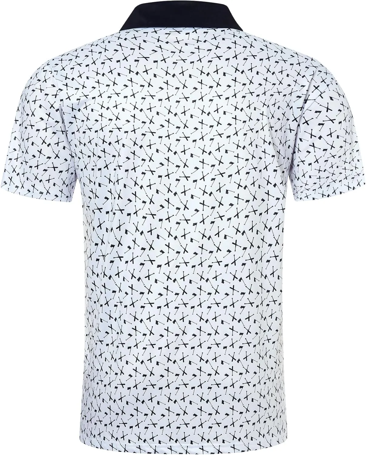 uideazone Golf Shirts for Men Dry Fit Polo Shirt Short Sleeve Moisture Wicking Golf Polos Performance Golf Tennis Shirt