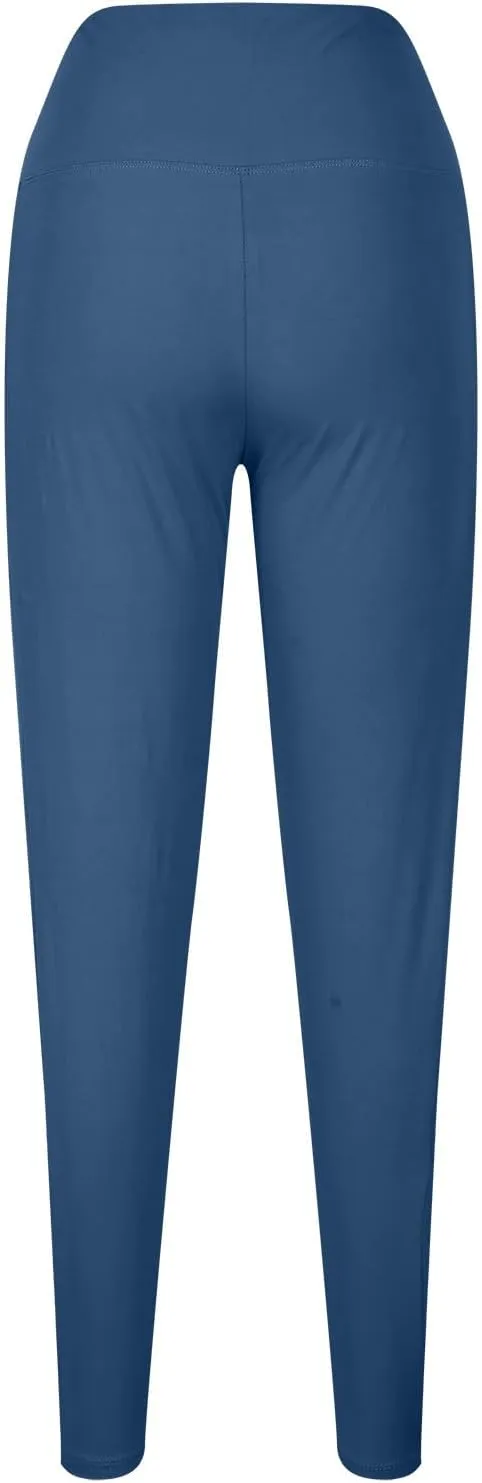 Xiaojmake Plus Size Leggings for Women Stretchy Tummy Control Workout Yoga Pant High Waist Seamless Stretchy Athletic Pants